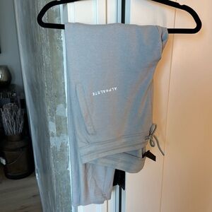 MENS L ALPHALETE GREY JOGGERS - Great Condition, never worn!